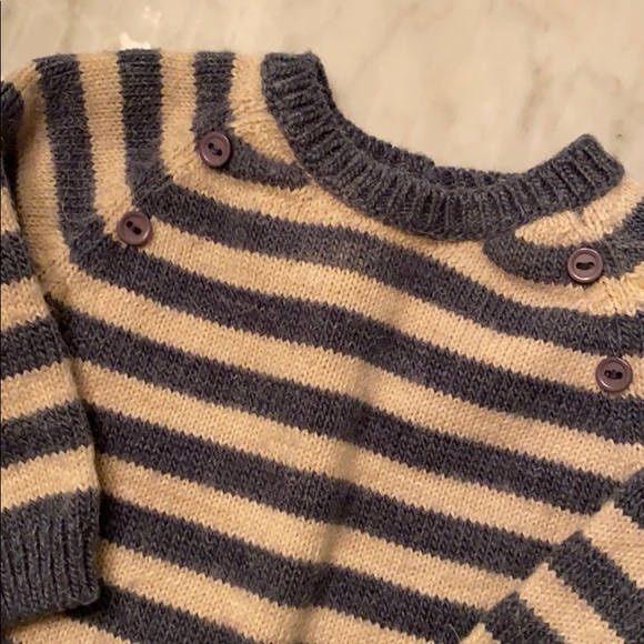 Elaphantito, Striped Infant Sweater - Picture 2 of 3